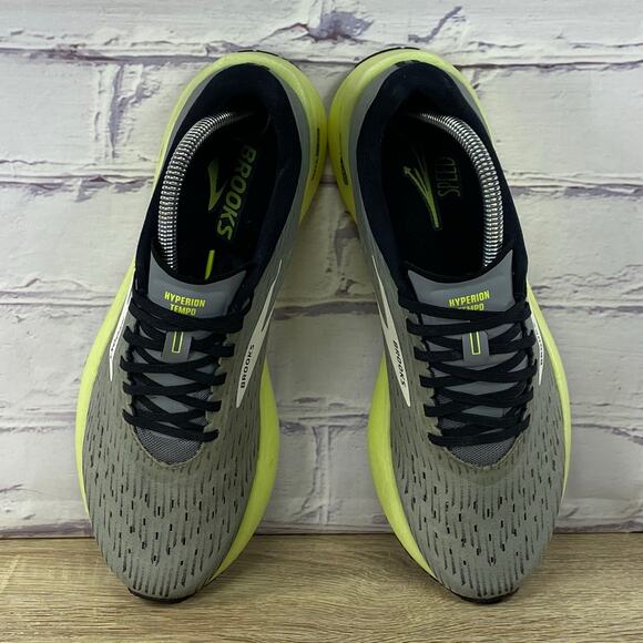 Brooks Hyperion Tempo Grey Running Shoes Men's Size 9 Athletic Sneakers - Picture 5 of 8